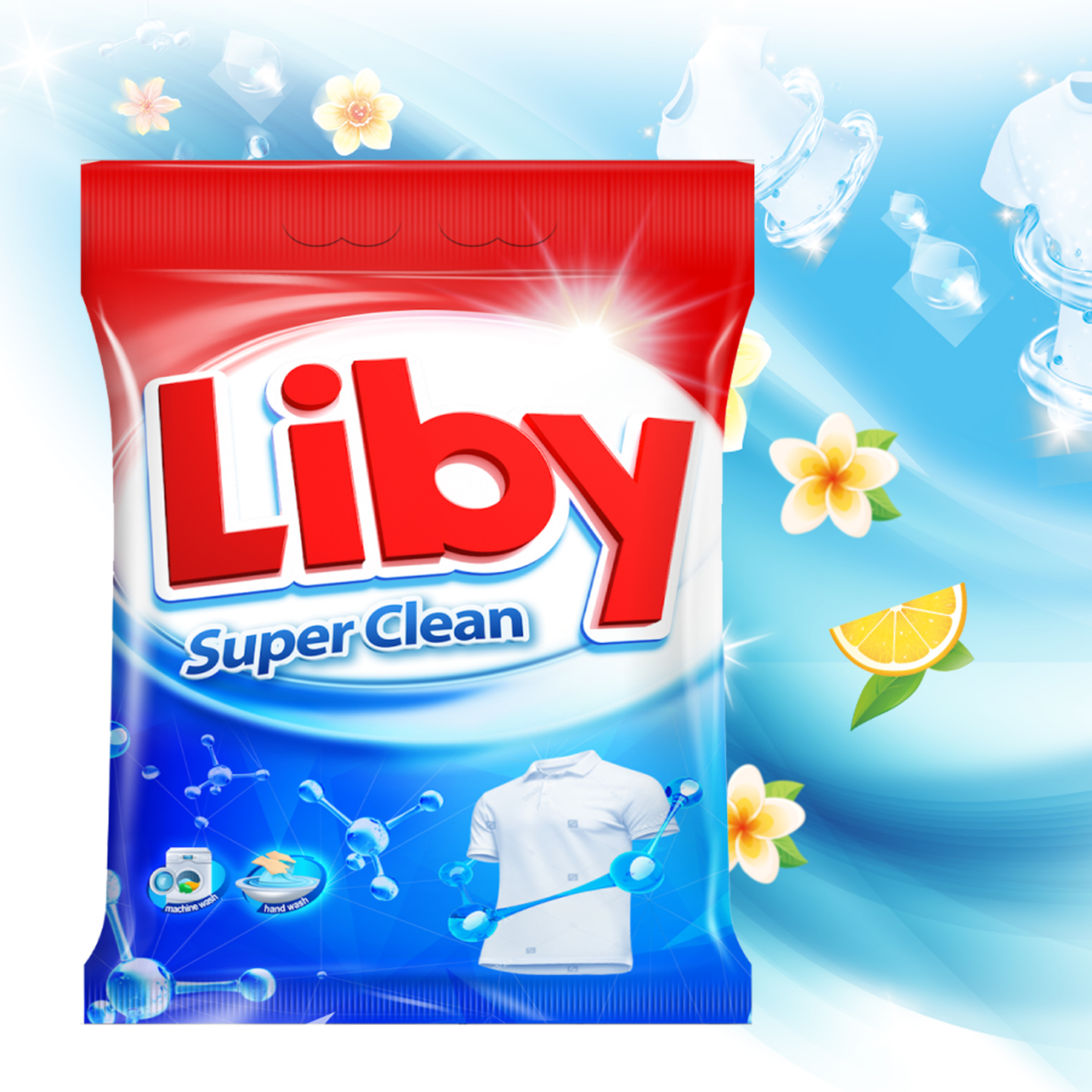 Стиральный порошок Liby Super-Clean, 1 кг