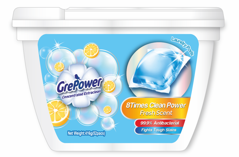 Средство для стирки GrePower Супер-Чистота в растворимых капсулах, 416 гр./52 шт Средство для стирки GrePower Супер-Чистота в растворимых капсулах, 416 гр./52 шт
